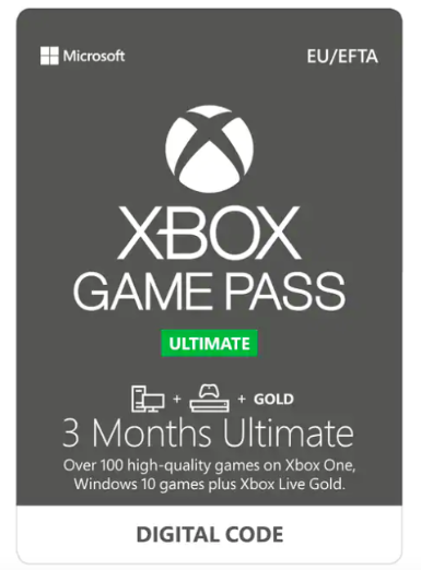 Xbox Game Pass Ultimate – 3 Month Subscription (EU)